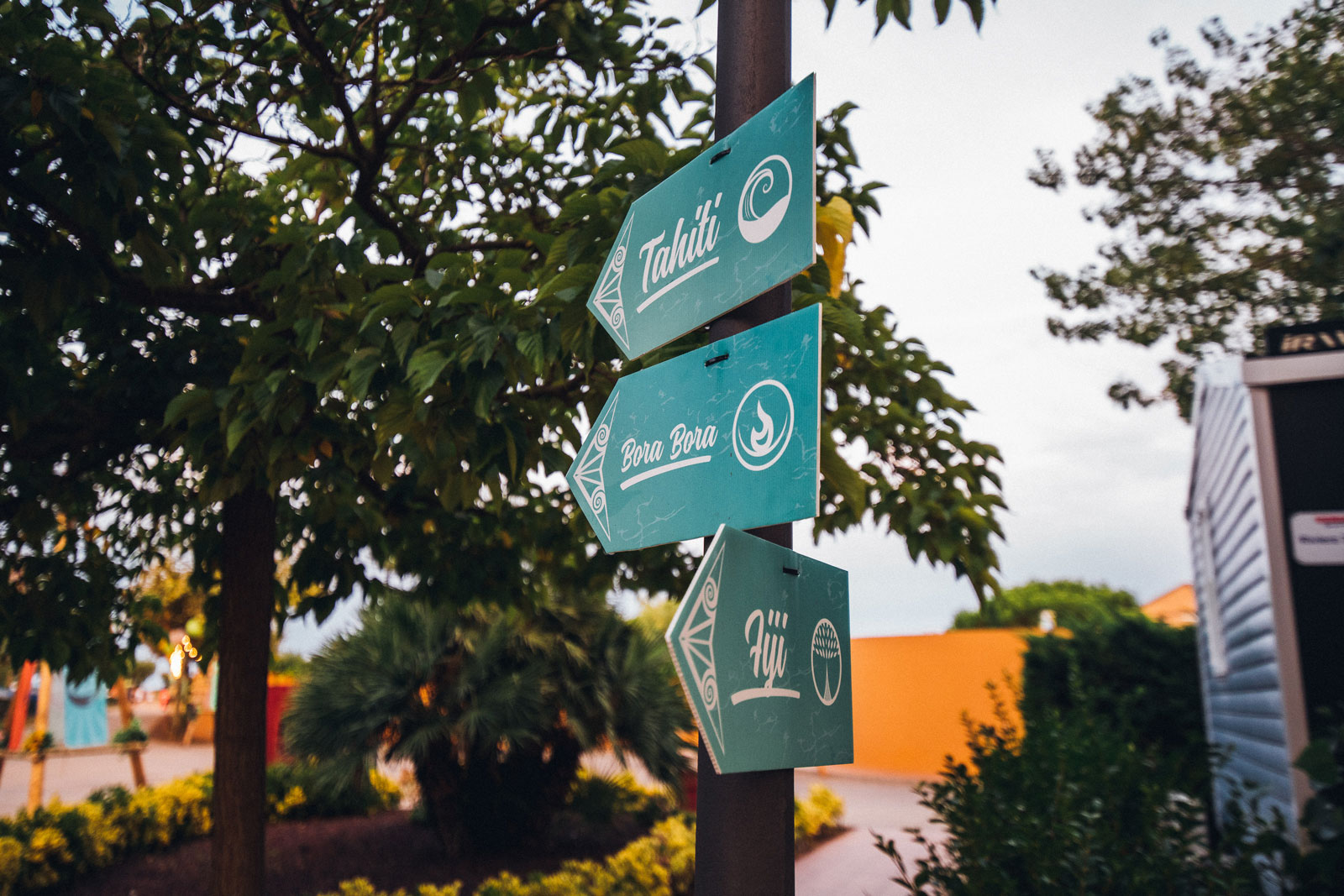 The village signpost