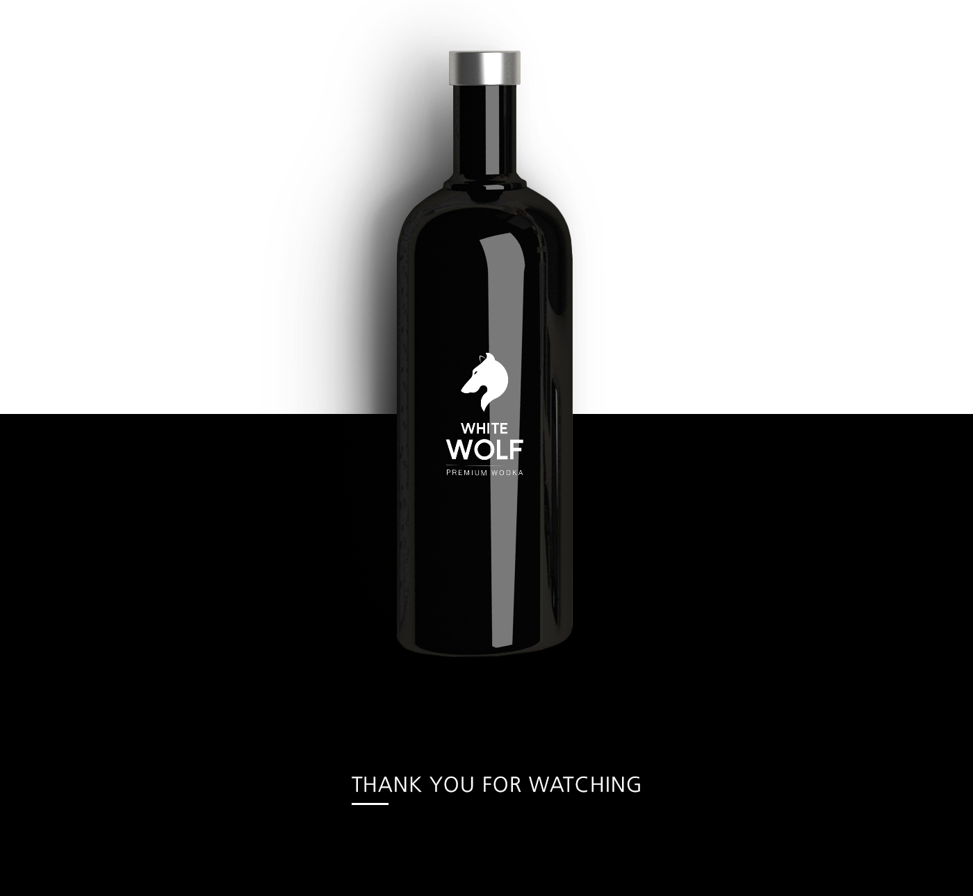 white wolf, mock-up, branding, logo